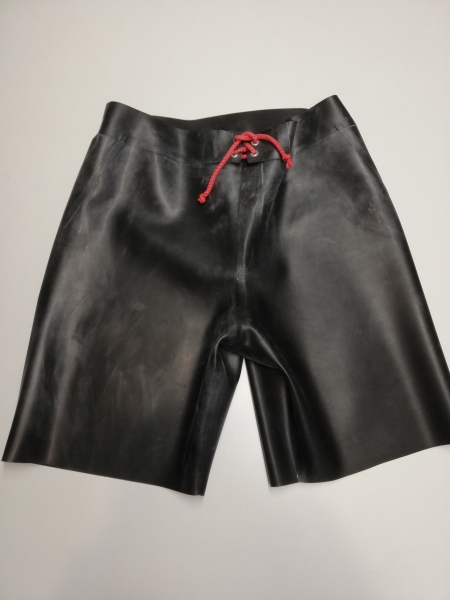 Kurze Latex Hose ( Mit Schnürung )